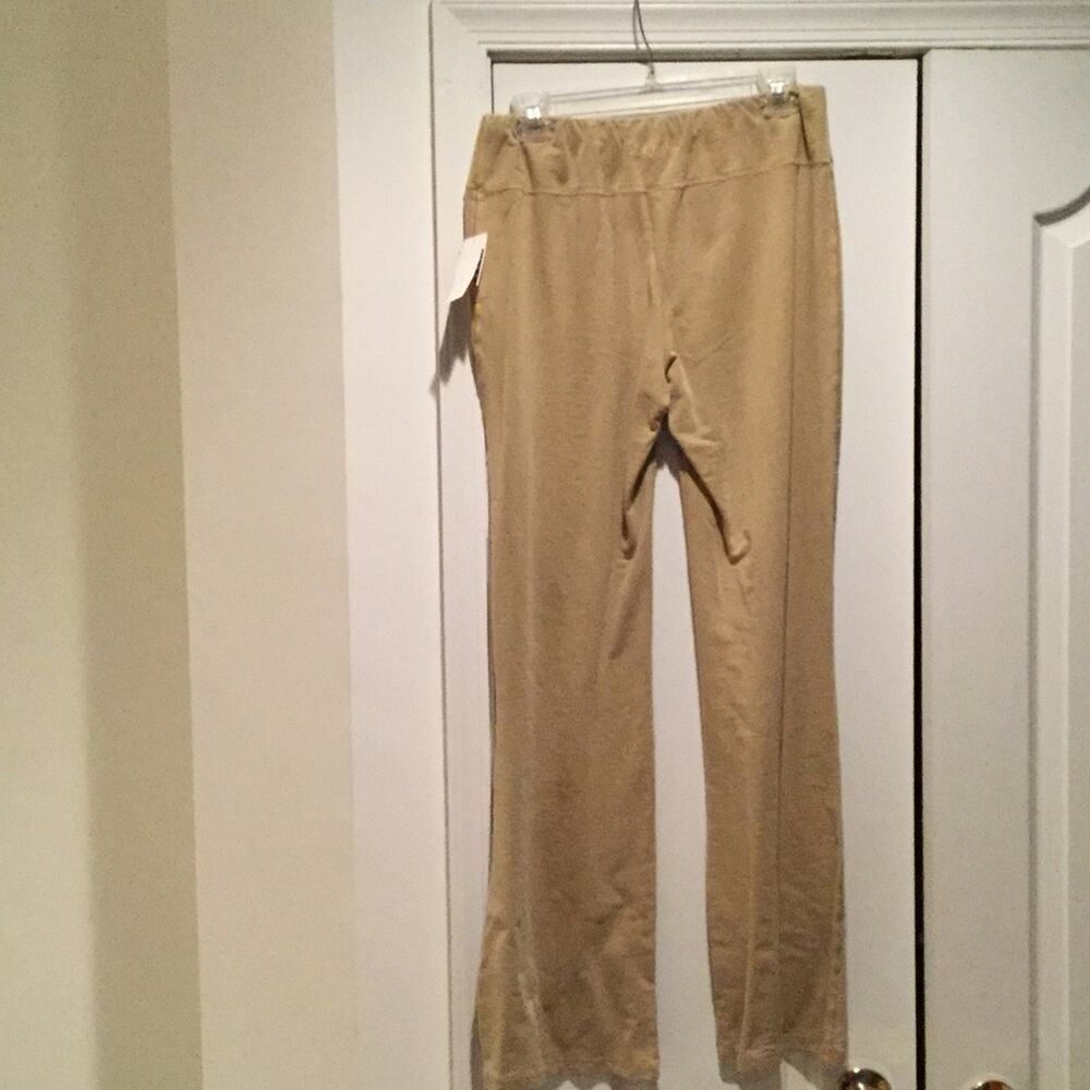 Tommy Hilfiger L Tan stretch pant straight leg NWT - Picture 3 of 5